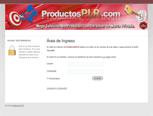 Tablet Screenshot of productosplr.com